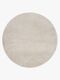 KMCarpets Doria Zen  Rundt Gulvtæppe 120, Hvid