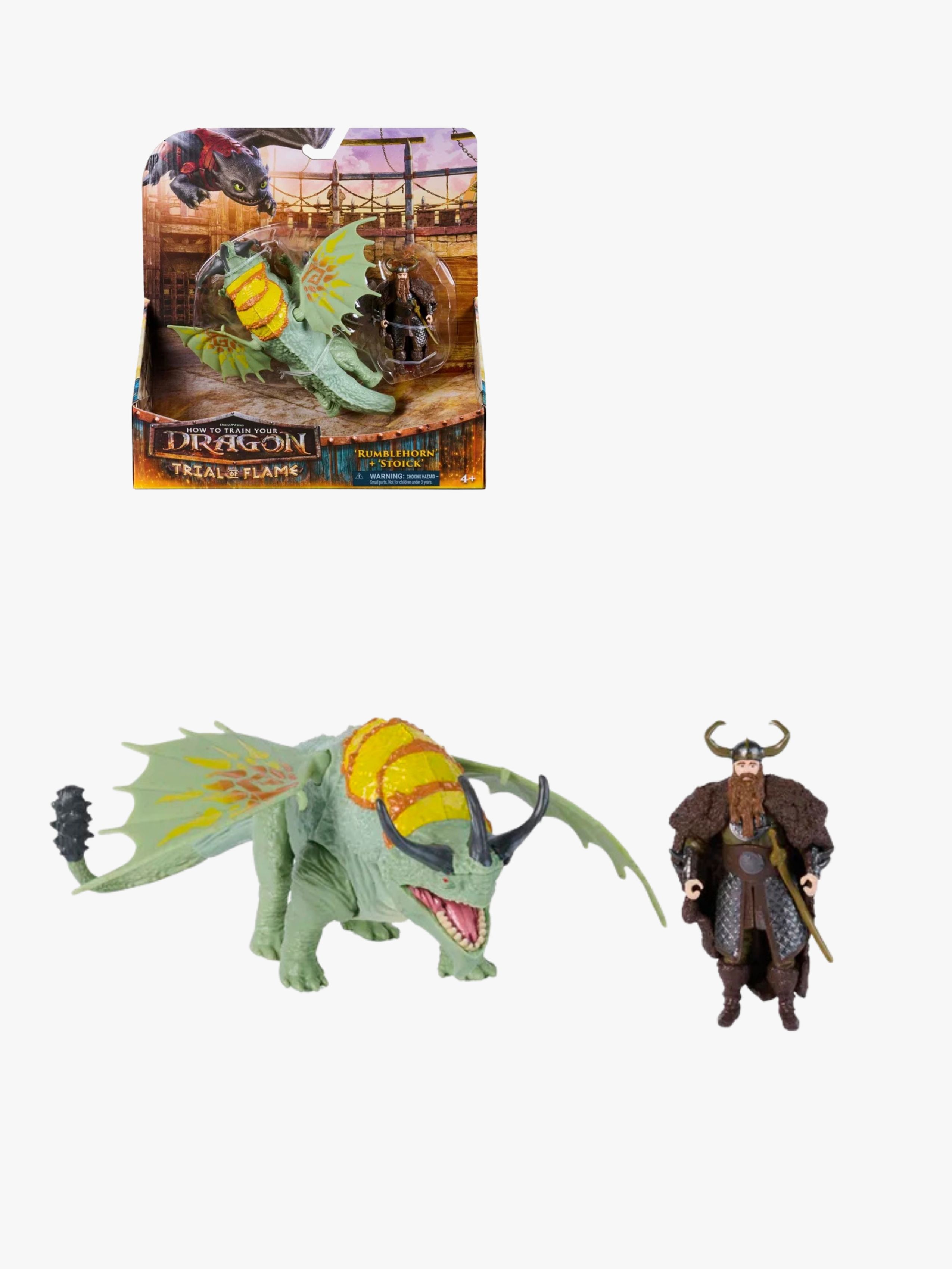 Sådan Træner Du Din Drage Viking & Dragon Legesæt Rumlehorn & Stoick