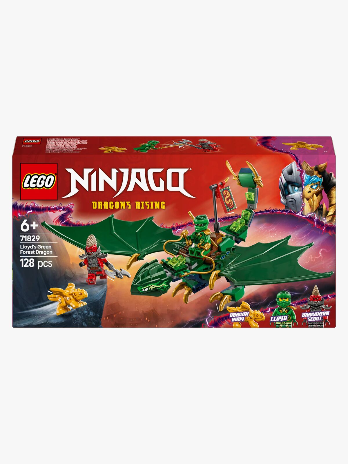 LEGO Ninjago 71829 Lloyds grønne skovdrage