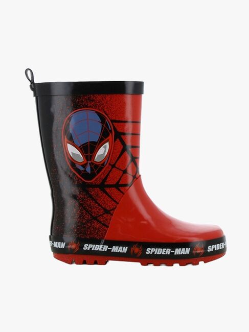 Marvel Spider-Man Gummistøvler, Red/Black