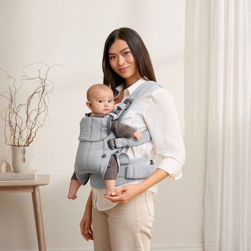 BabyBjörn Harmony Bæresele Woven, Light Grey Melange
