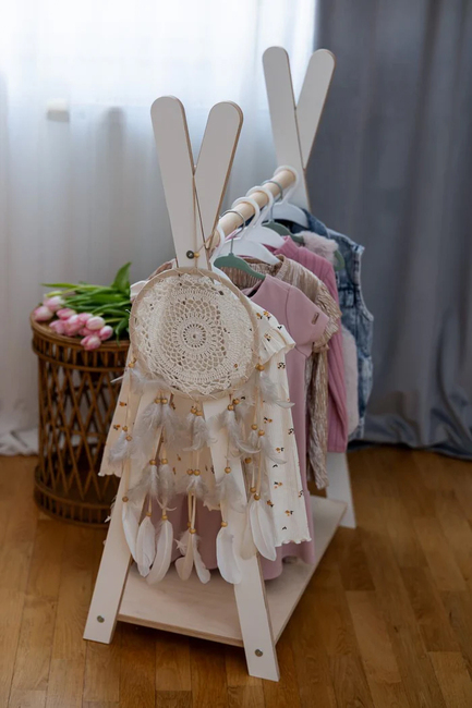 Meowbaby Tipi Tøjstativ S, Hvid