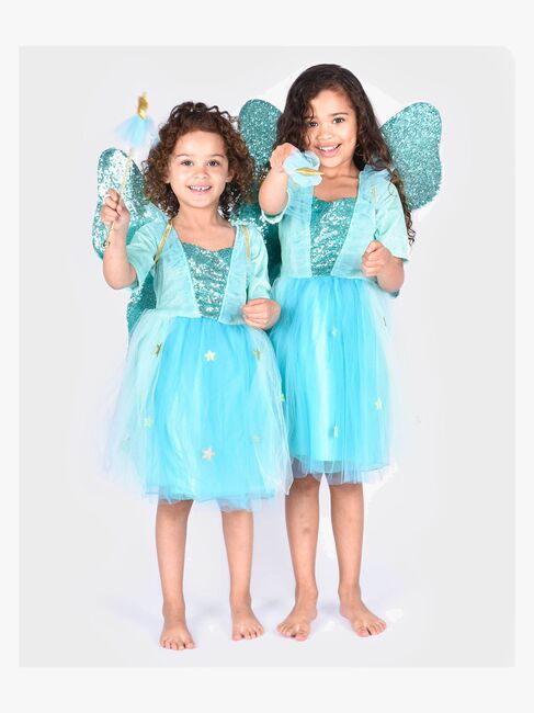 Den Goda Fen Kostume Kjole med Tilbehør