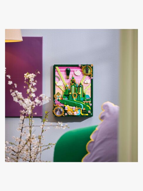 LEGO Wicked 75685 Emerald City-vægkunst