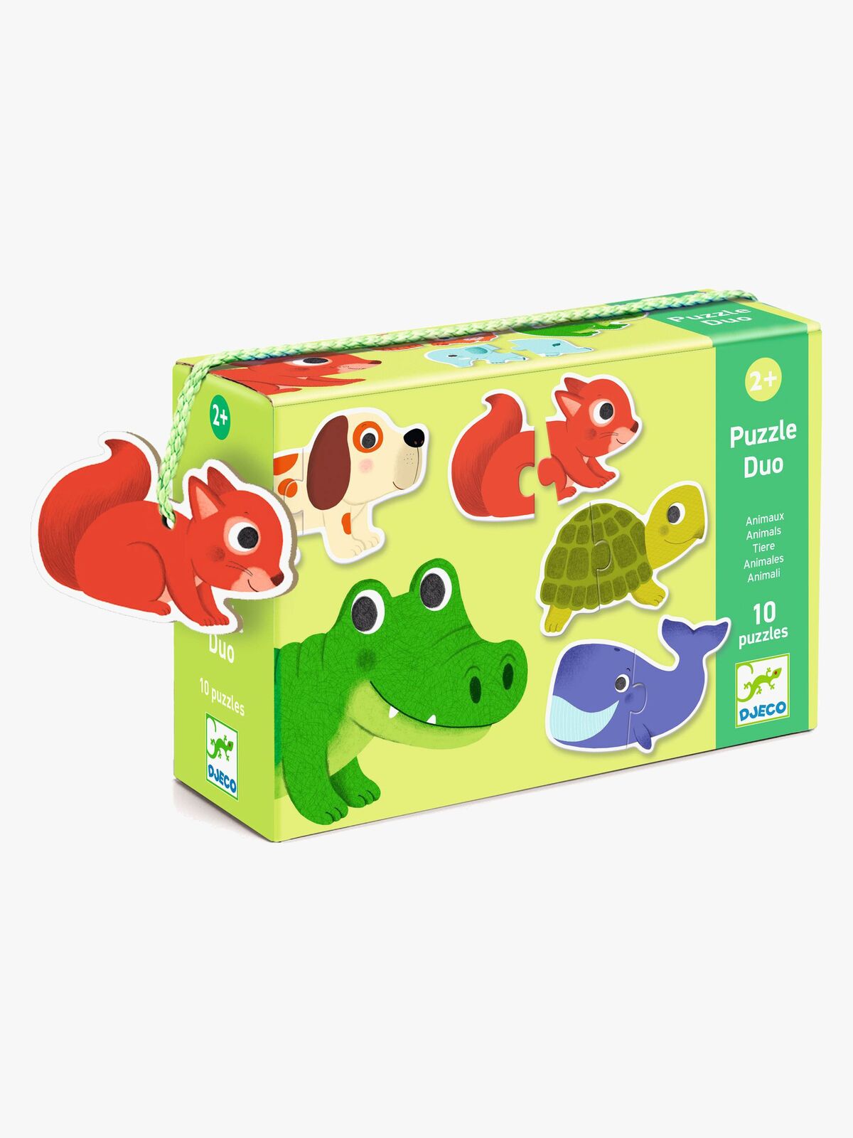 Djeco Duo Puslespil Dyr 20 Brikker