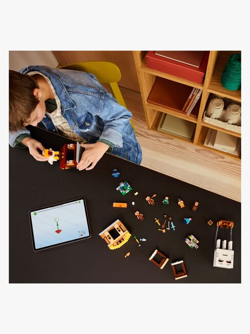 LEGO Minecraft 21273 Ghast-ballonens angreb på landsbyen