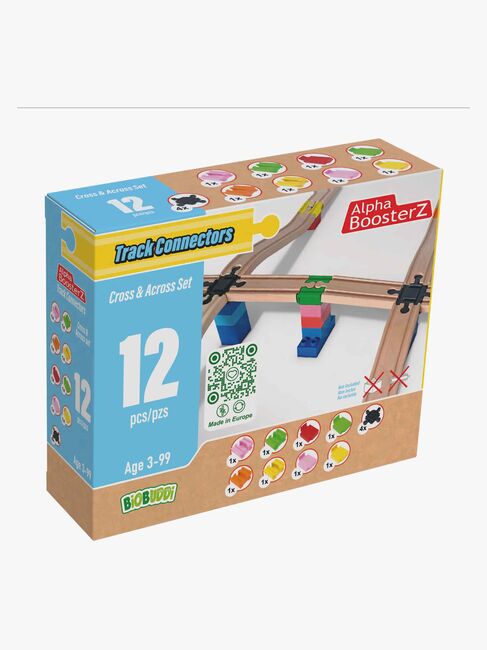 Alpha BoosterZ Track Connectors Cross & Across Byggesæt 12 Dele