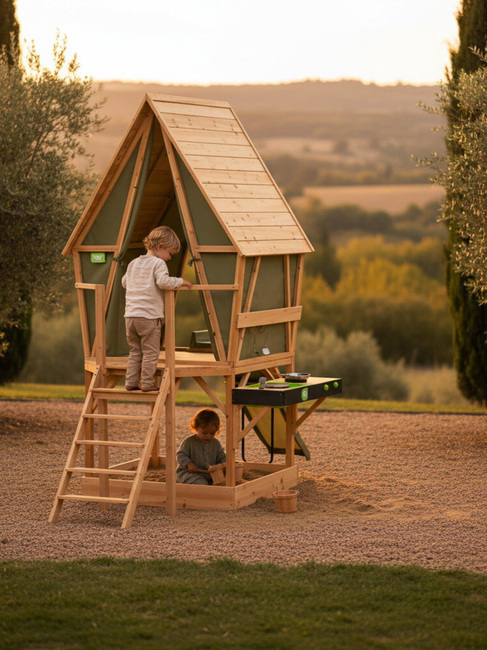 EXIT Yuki Legehus med Rutsjebane & Sandkasse 550