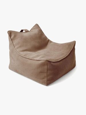 Meowbaby Slimcord Sækkestol Teddy, Brown