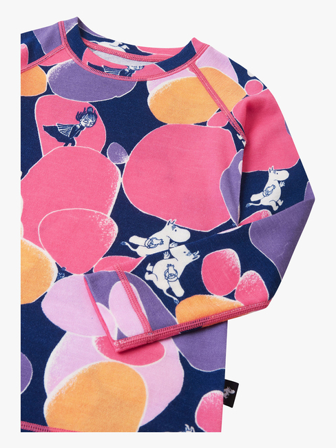 Reima Moomin Trivsam Skiundertøj Merinomix, Soft Coral