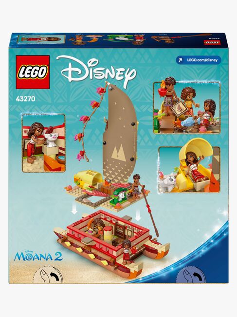LEGO Disney Princess 43270 Vaianas eventyrkano