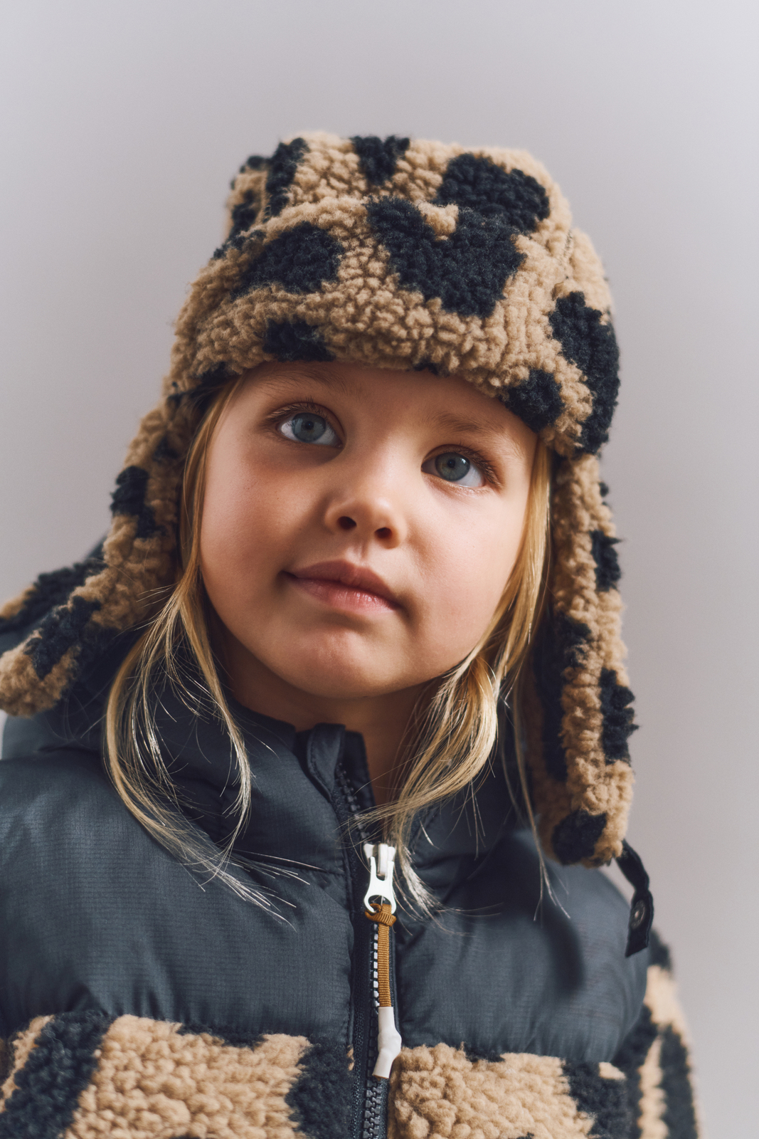 LIEWOOD Bravo Fleecehat, Mega Leo/Oat Mix