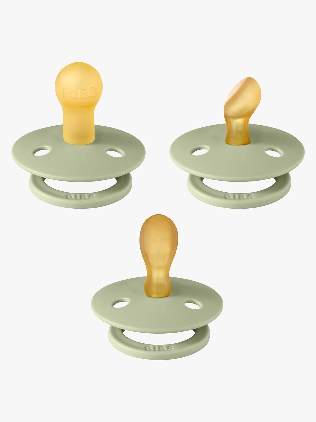 BIBS Try-it Colour Sut 3-pak Latex Str. 1, Sage