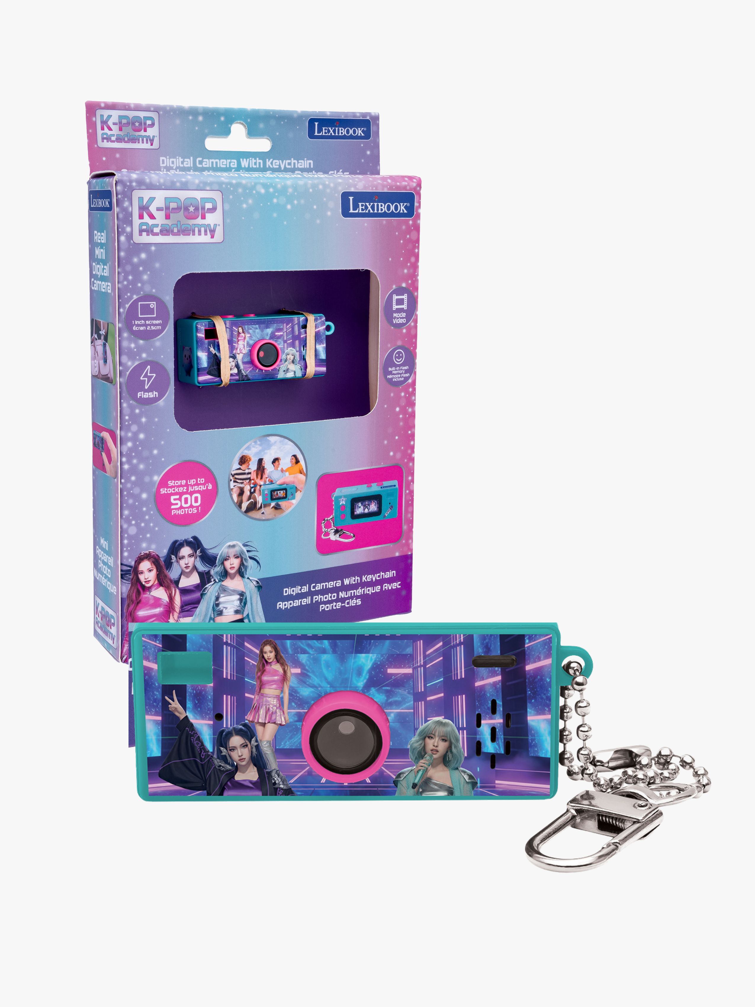 K-Pop Academy Nøglering Mini Digitalkamera