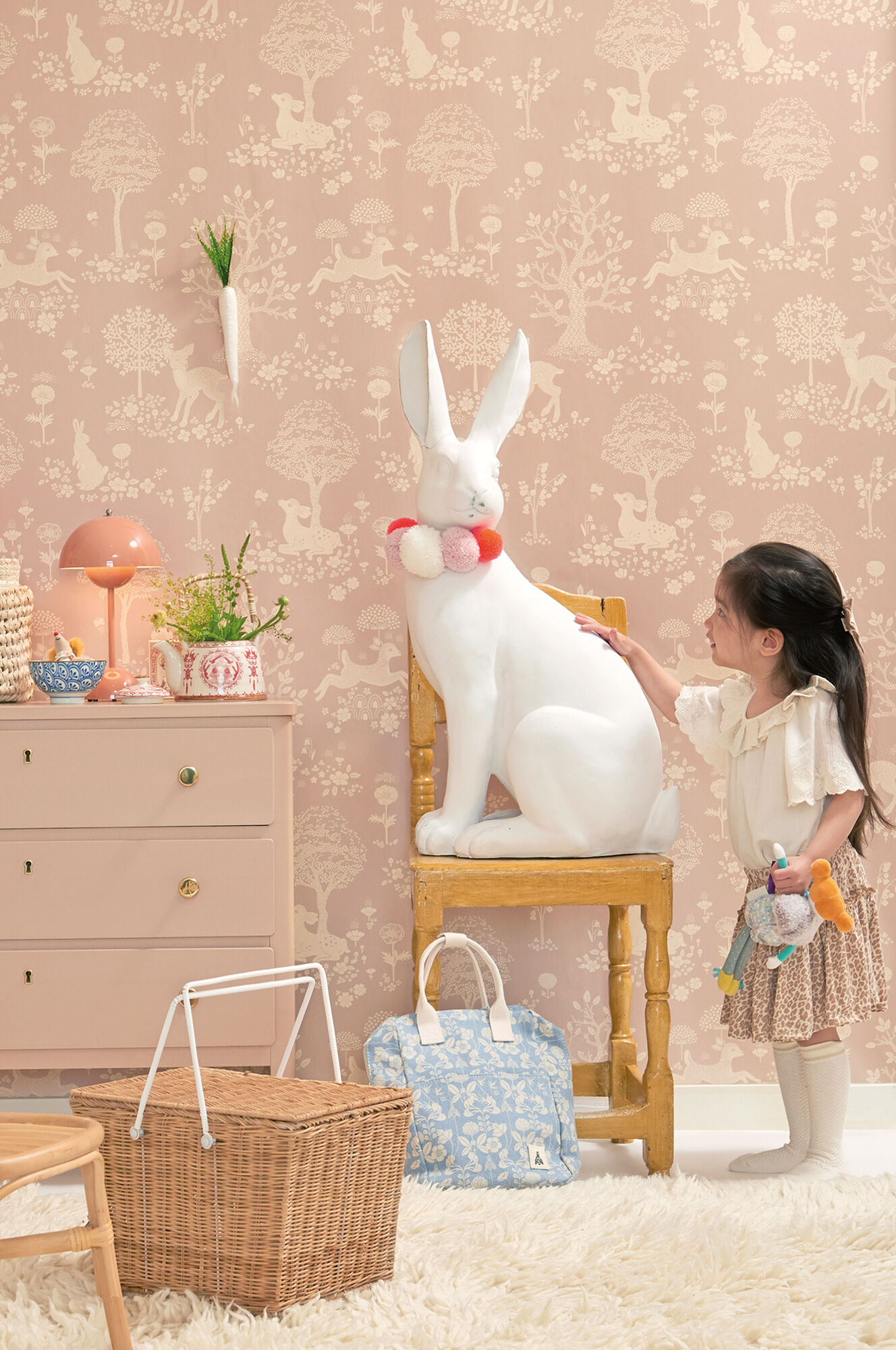 Majvillan Tapet Summer Fields, Dreamy Lilac