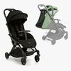 Beemoo Easy Fly Lux 4 Klapvogn inkl. Breezy Kaleche, Jet Black/Sea Greenv