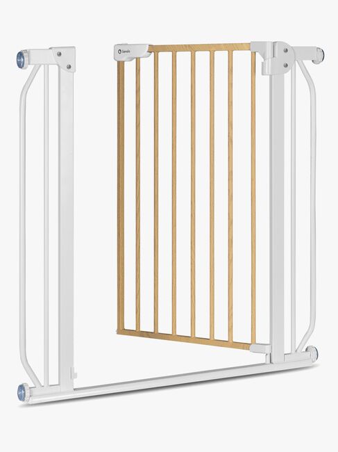 Lionelo Truus Slim Sikkerhedsgitter, White/Natural