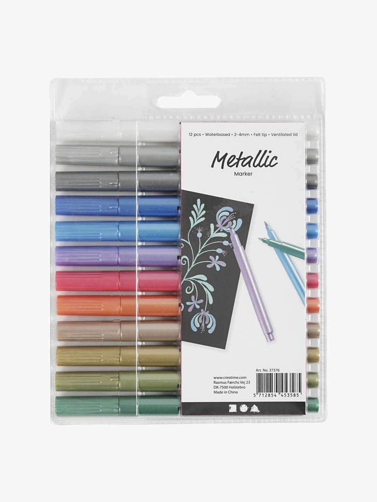 Creativ Company Tusser Metallic 12-pak