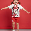 Disney Minnie Mouse T-shirt & Shorts Sæt, Hvid