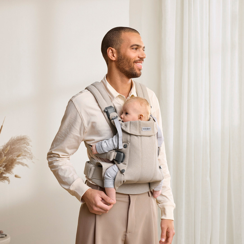 BabyBjörn Harmony Bæresele Woven, Light Beige Melange
