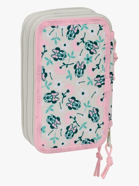 Disney Minnie Mouse  Fyldt Penalhus med 3 Rum 37 Dele, Bright