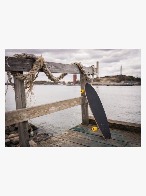 Impulse Longboard, Grå/Gul