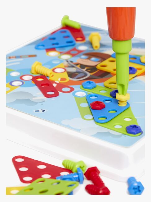 Fippla Screw A Puzzle Building Kit Børnepuslespil 64 Dele