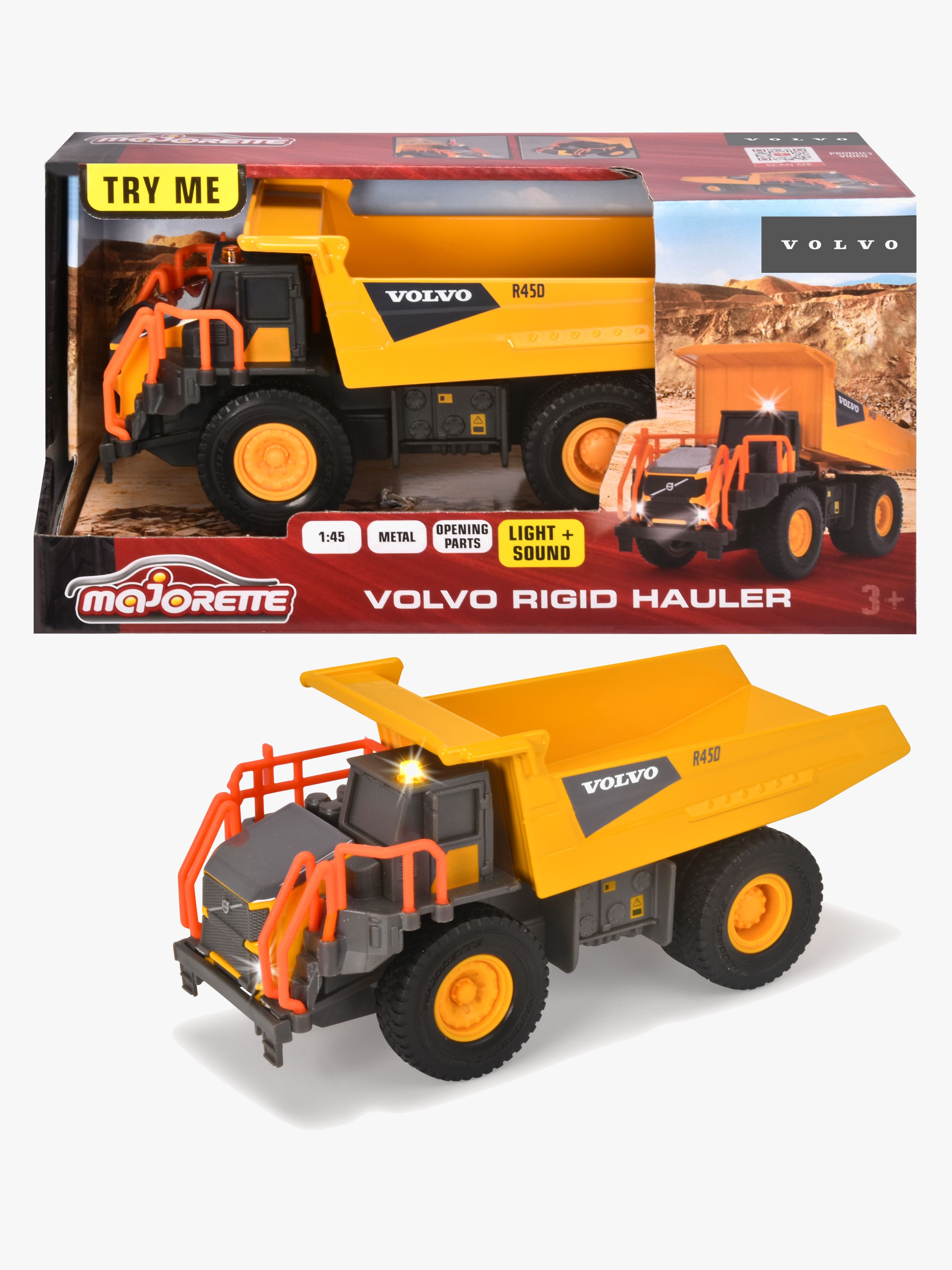 Majorette Grand Series Volvo R45D Ladvogn