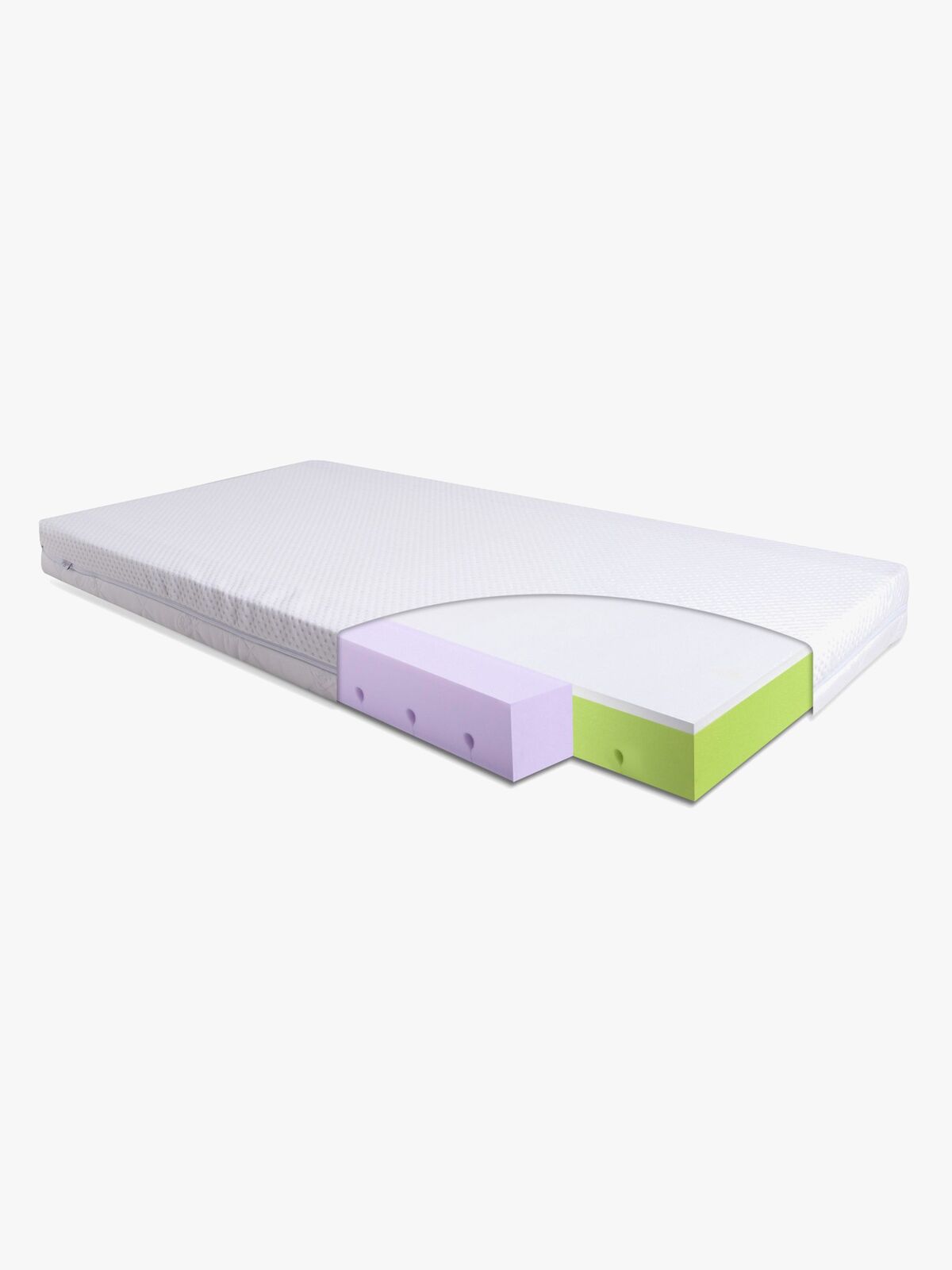 BabyMatex Dual Dobbeltsidet Børnemadras i skum