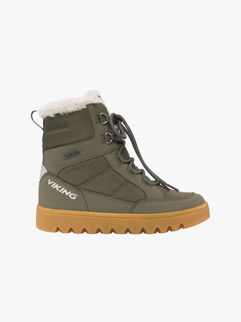 Viking Fleek Zip GTX Vinterstøvler, Pine/Olive