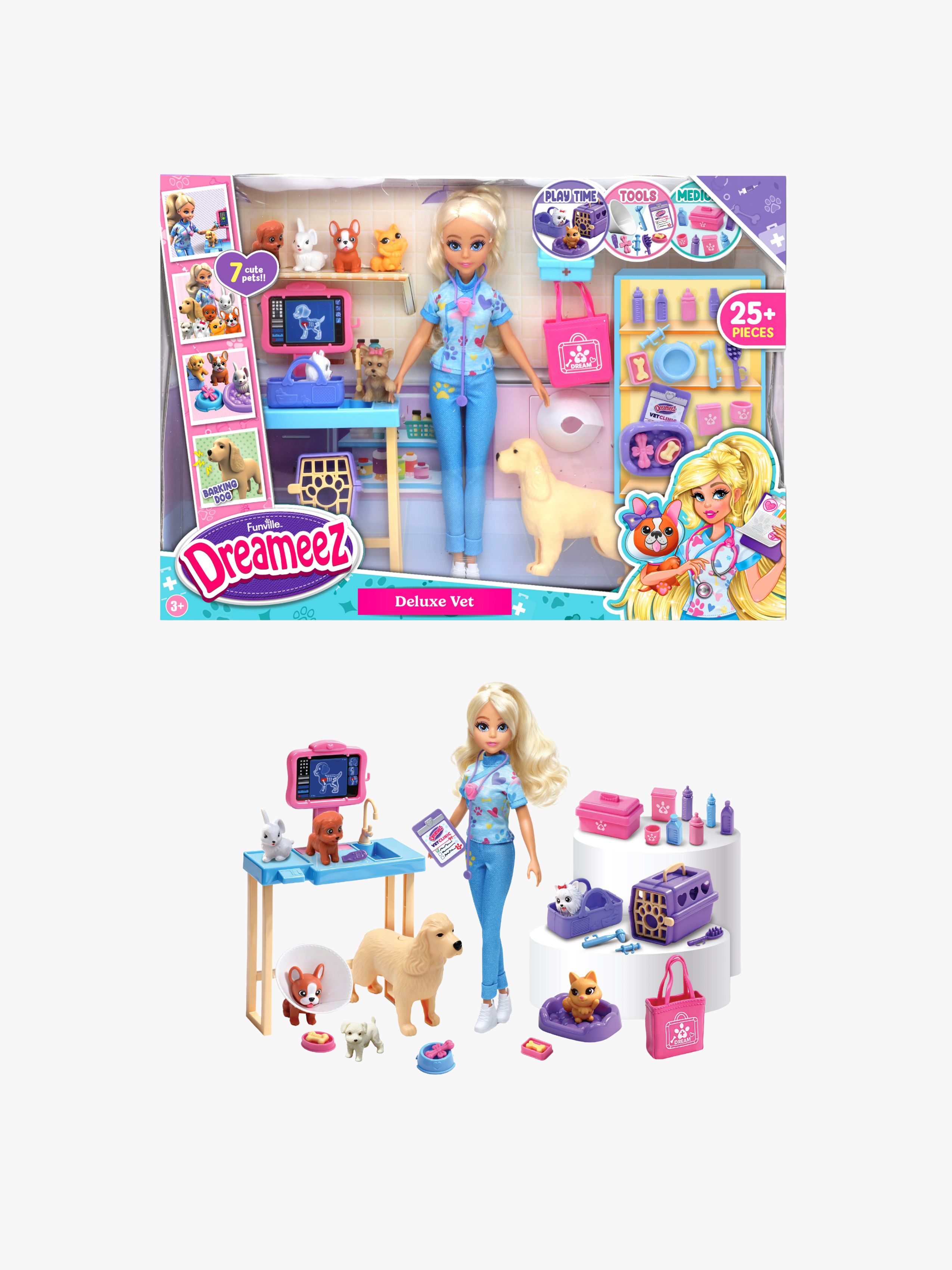 Dreameez Legesæt Modedukke Dyrlæge Deluxe