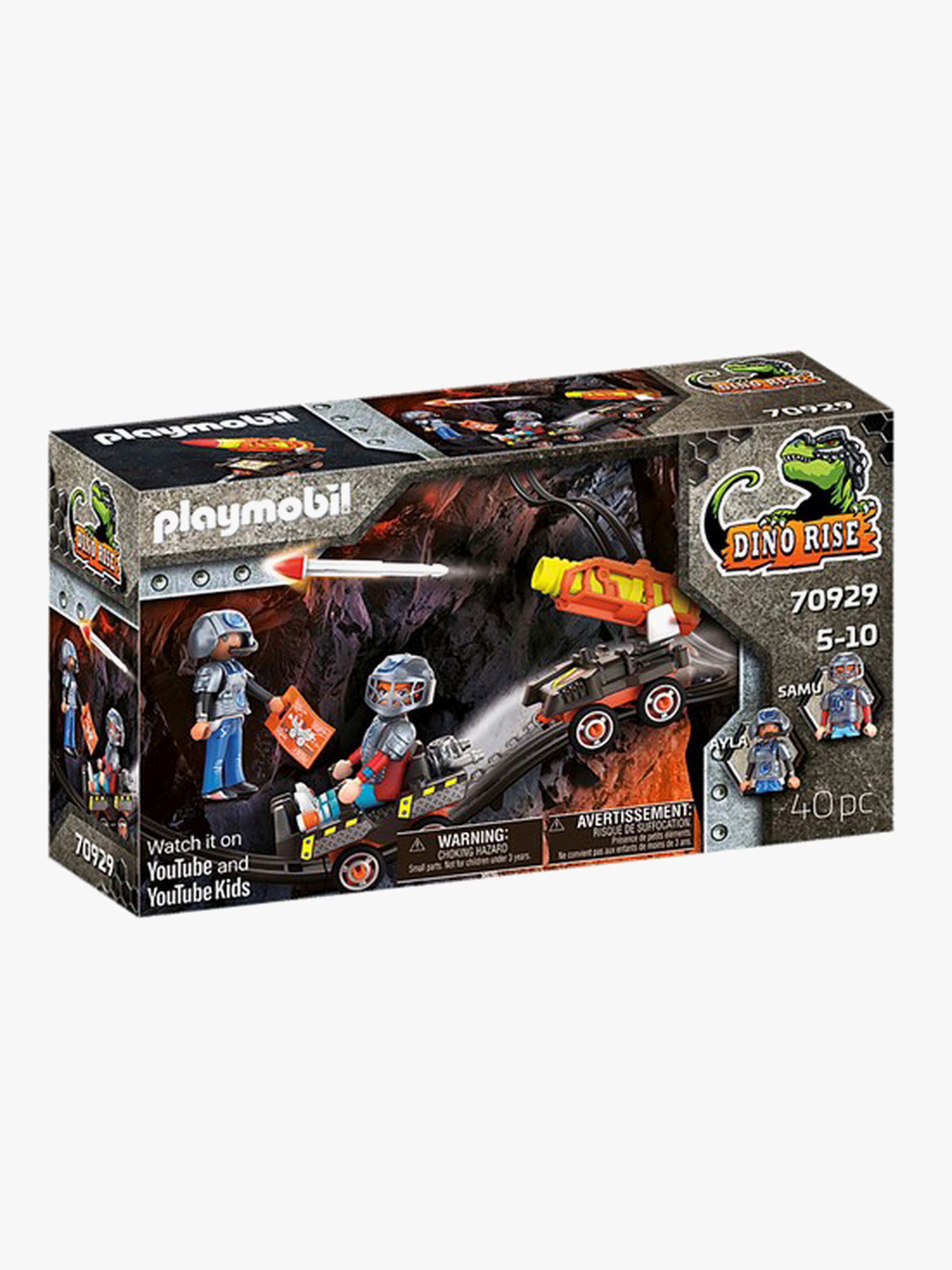 Playmobil 70929 Dino Rise, Dino Mine raketbil