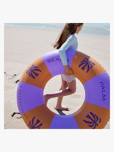 SwimEssentials Badering 120 cm, Palm Trees Purple
