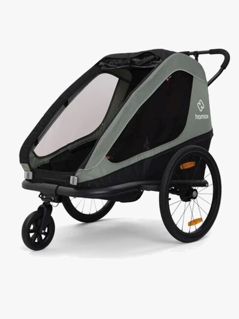 Hamax Traveller Cykelanhænger, Khaki Green/Black