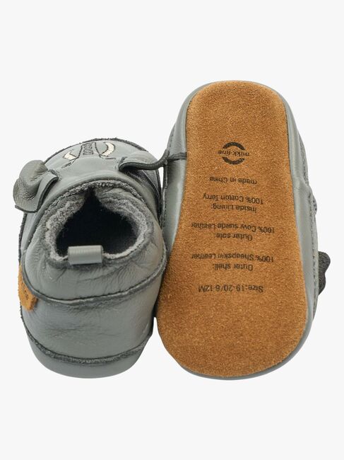 Mikk-Line Leather Hjemmesko, Elephant