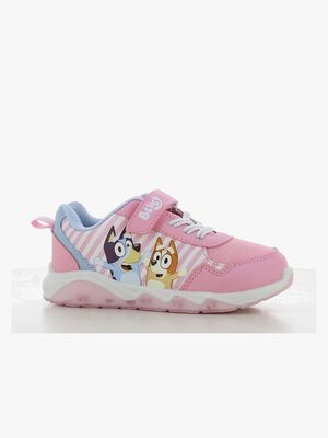 Bluey  Blinkende Sneakers, Pink/Light Blue