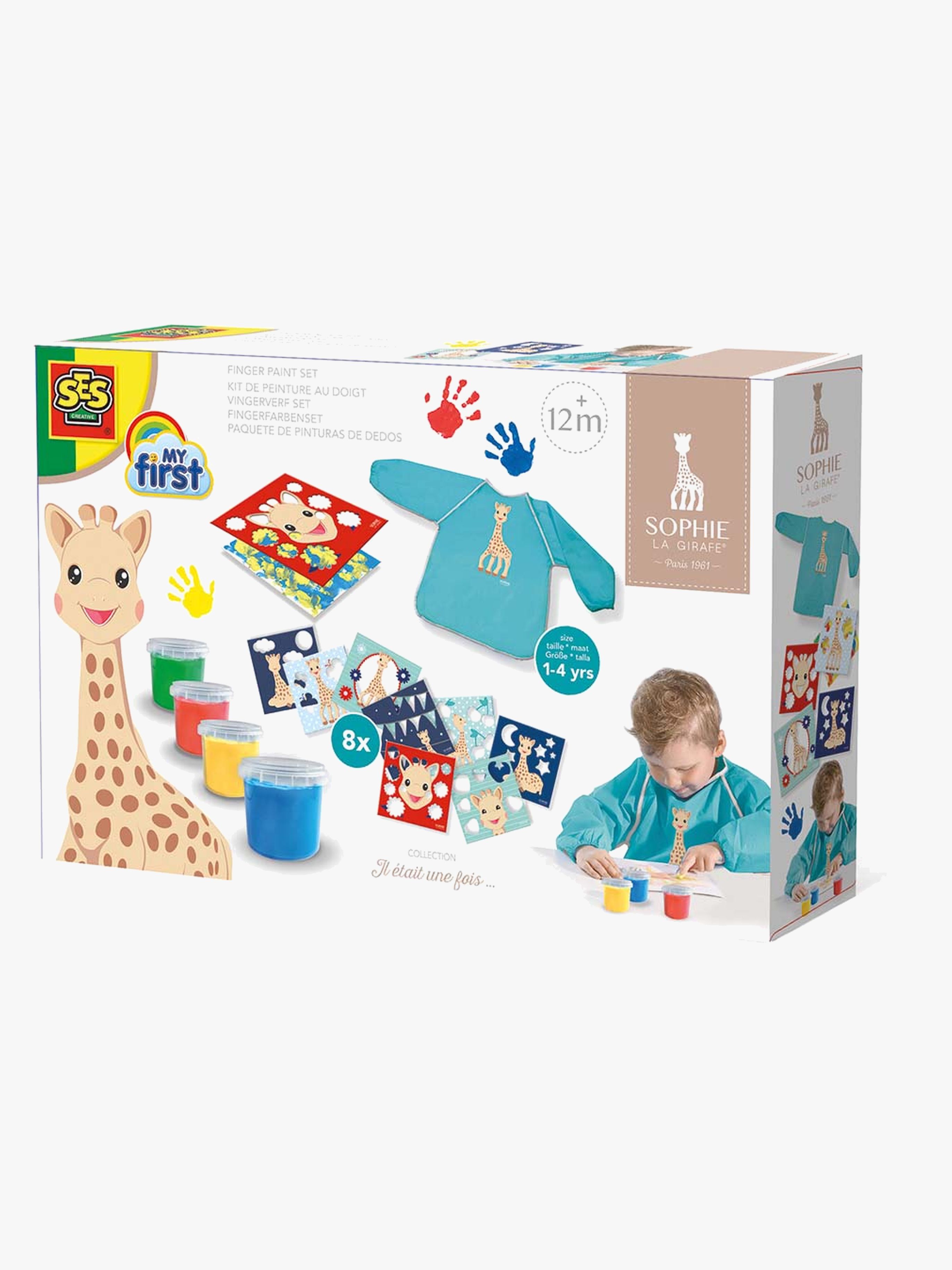 SES Creative Sophie la girafe Kreasæt Fingermaling
