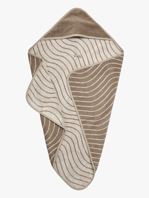 Leander Håndklæde med Hætte, Woodland Cappuccino