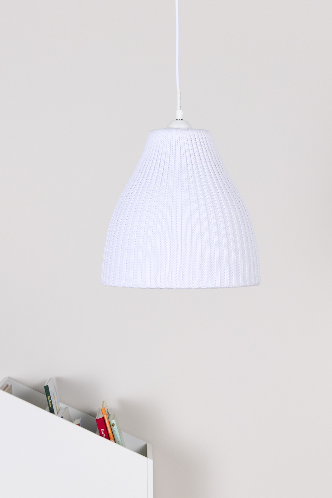 Lilou Lilou Iris Loftlampe Strikket, Hvid