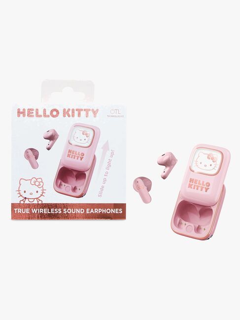 Hello Kitty Høretelefoner In-Ear TWS med LED, Pink
