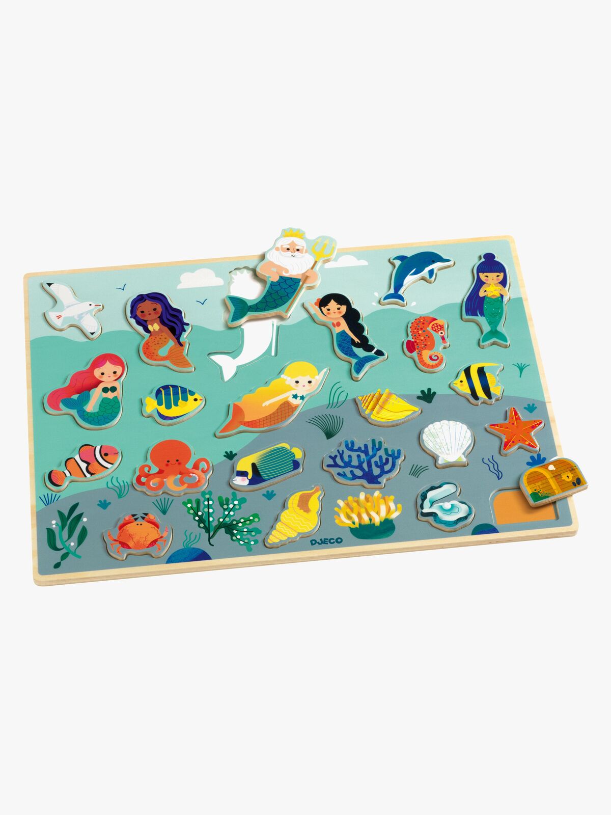 Djeco Træpuslespil Sea 22 Brikker