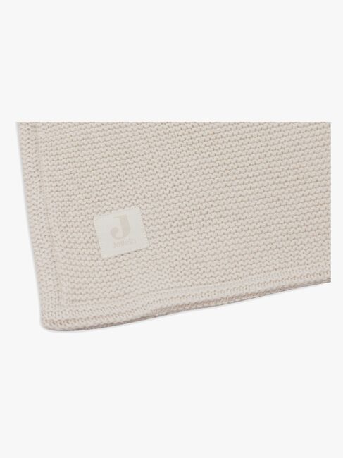 Jollein Tæppe 75x100 cm Basic Knit/Velvet, Oatmeal