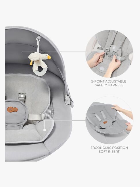 Kinderkraft Tulsy Skråstol, Grey KBTULS00-GRY0000-3420_3e.jpg