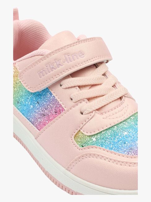 Mikk-Line Sneakers Glitter, Adobe Rose