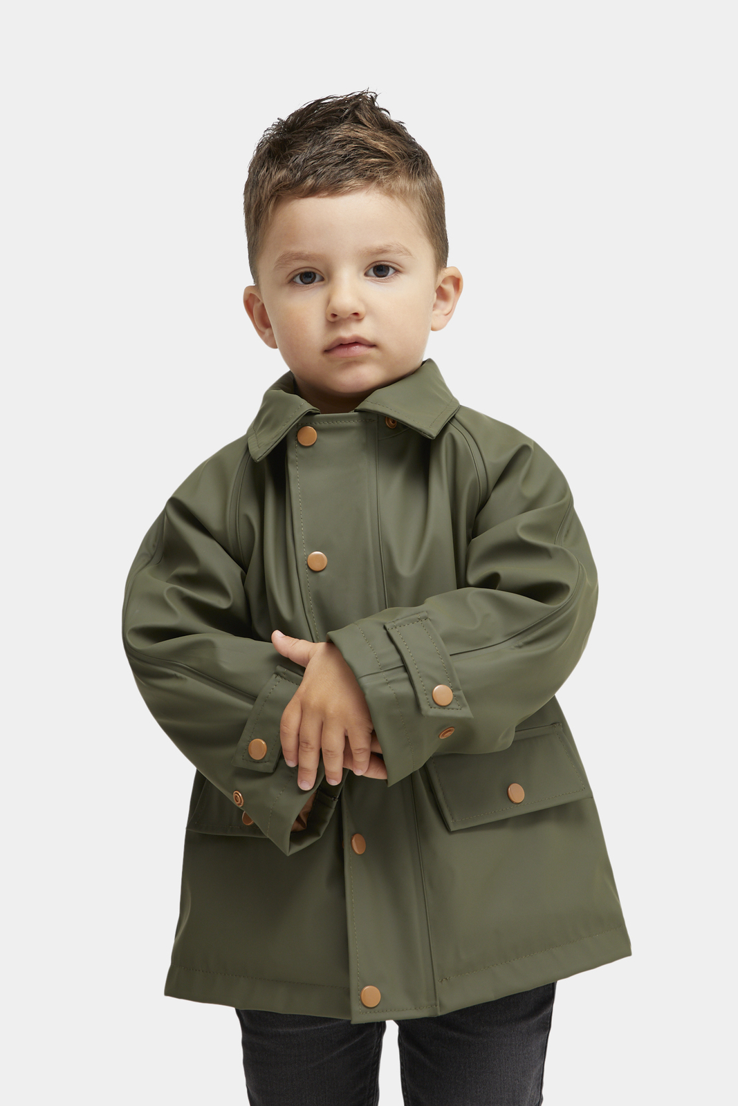 Nordbjörn Viskan Foret Regnjakke, Grøn