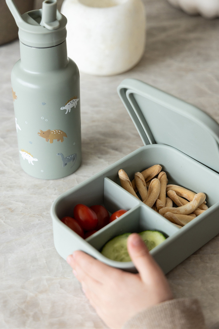 Kidzroom Silikone Madkasse Small Talk, Grøn