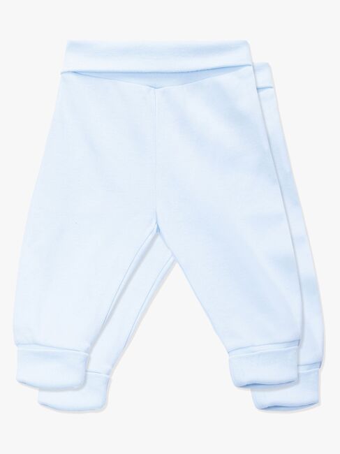 Tiny Treasure Willow 2-pak Bukser, Baby Blue