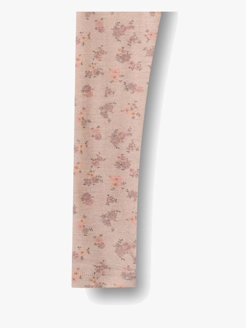 Wheat Agi Leggings Merinould, Lilac Flowers