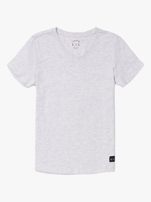 Luca & Lola Desiderio T-Shirt 2-pak, Anthracite/Grey Melange