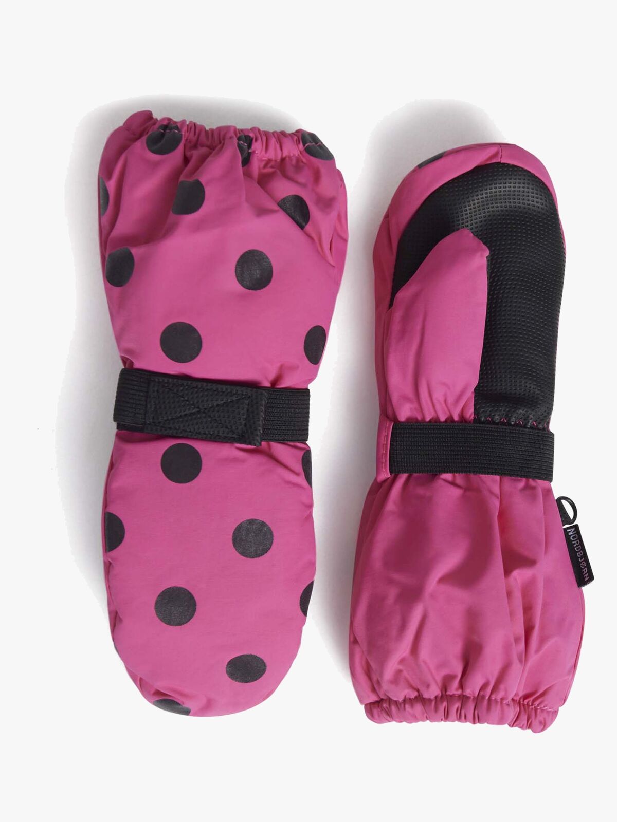 Nordbjørn Stalon Vanter, Pink/Black Dots